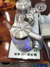惟聚 全自动手柄上水电热水壶茶台烧水壶泡茶专用嵌入式茶台电茶壶茶具电磁炉套装 智能抽水加水茶艺炉 1L 蒸茶款 实拍图
