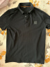 BOSS男士春夏徽标贴片弹力棉短袖Polo衫 001-黑色 EU:L 晒单实拍图