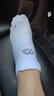 欣诺凡运动袜男女士专业跑步袜篮球袜春秋透气夏季薄款短袜马拉松袜子 白色【三双装】 (指定颜色请备注) 实拍图