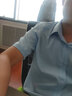 罗蒙（ROMON）弹力免烫衬衫男士长袖春秋商务休闲抗皱易打理修身加绒加厚白衬衣 【两件长柚】浅蓝+白色 39 码(170/88A) 实拍图