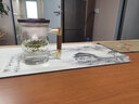 美斯尼美斯尼 茶杯玻璃泡茶杯带过滤办公杯 茶水分离杯墨色玻璃泡茶器 梵音杯 透明 实拍图