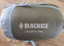 黑冰（BLACKICE）彩蝶户外露营可拼接式羽绒睡袋成人午休信封睡袋 军绿 700 晒单实拍图