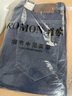 罗蒙（ROMON）男士牛仔裤男秋冬商务休闲裤男弹力直筒男裤厚款深档直筒长裤高腰 浅蓝色+浅蓝色【冬季款】 加绒 30 【腰围2尺3建议105-115斤】 实拍图