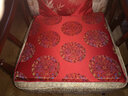 浩秦新中式椅垫客厅红木沙发垫坐垫新古典家具圈椅餐椅垫太师椅垫座垫 双喜款-红色 50X50厚3cm单个(海绵垫) 实拍图