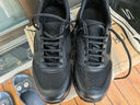 强人运动休闲鞋3515军训鞋透气户外登山跑步男鞋 日常训练鞋 黑色 38 实拍图