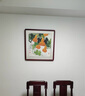泓砚中式字画玄关中堂画五福临门葫芦真迹客厅装饰办公室餐厅牌匾挂画 斗方葫芦五福临门（名家纯手绘） 三尺斗方63.6*63.6cm/幅 实拍图