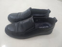 厨王厨师鞋厨房工作鞋劳保鞋耐磨防水防滑防油一脚蹬休闲皮鞋 厨王2号/真皮标准款（舒适透气） 44 实拍图