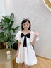 酷乐羊女童连衣裙夏装2025新款儿童夏季洋气大童公主裙10岁女孩裙子夏天 杏色 160 实拍图
