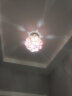 德洛特（dolot） 吸顶灯北欧美式创意个性花朵过道灯阳台走廊玄关灯试衣间衣帽间轻奢灯饰 樱花粉  -吸顶过道灯 （三色调光） 实拍图