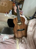 KAKA恩雅卡卡25D面单板尤克里里 桃花心乌克丽丽初学男女生儿童小吉他 23寸 KUC-70D 原木色 实拍图