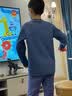 迪士尼男童保暖内衣套装棉儿童冬加厚加绒宝宝小孩秋衣秋裤睡衣 HM96060藏蓝 150cm（适合145-155cm） 实拍图