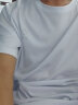 探拓（TECTOP）速干T恤 轻薄透气男情侣款圆领短袖纯色速干衣 TS3043 男款黑色 XL 实拍图