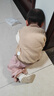 童校生（TONGXIAOSHENG）婴儿衣服加绒棒球服棉衣外套秋冬装女宝宝男童加厚上衣小童卫衣 浅奶茶加绒 90 实拍图