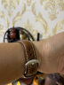 SNQP牛皮手表带复古真皮男女适用1853天梭浪琴卡西欧欧米茄力洛克华为 银色表扣（赠送工具生耳） （接口宽度）22MM 晒单实拍图