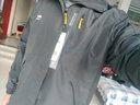 JEEP SPIRIT 吉普冲锋夹克外套男秋冬防风三合一两件套抓绒加厚户外登山衣服 1203黑色-女款 XL 实拍图