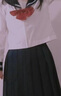 萝美酱水手服女jk制服百褶裙夏季白三本套装短裙半身裙日系学院风春秋 长袖白三本+短裙+领结 S 【建议80-95斤】 实拍图