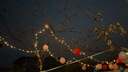 京唐 春节装饰彩灯20米暖色LED小彩灯闪灯串灯新年串灯可串联带尾插 实拍图