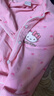 Hello Kitty玉桂狗女童家居服秋冬2025新款洋气亲子睡衣套装长袖秋衣秋裤童装 小图案-粉色513204 140 实拍图