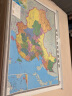 升级精装版地图挂图套装共2张 中国地图+世界地图（尺寸约1.5米*1.1米 学生、办公室、书房、家庭装饰挂图  无拼缝） 实拍图