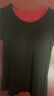 朵琳蔻免穿文胸背心女士带胸罩一体的背心棉带胸垫短袖T恤女免文胸罩杯 黑色（莫代尔棉） 4XL（140-150斤） 晒单实拍图