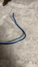 万级 超六类网线 非屏蔽无氧铜纯铜芯 Cat6A类万兆宽带网络线20米蓝色一整箱 工程家装修家庭用预埋 晒单实拍图