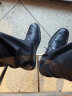波图蕾斯男士镂空洞洞系带商务休闲皮鞋透气凉鞋男 9839 黑色(凉鞋) 43 实拍图