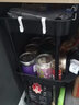 林家小子小推车置物架落地多层移动厨房蔬菜篮浴室卫生间床头零食收纳架子 加强版【三层】黑色+挂钩+挂盒 实拍图