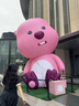 充气卡通人偶气模定制热气球云朵爱心花朵圣诞老人爬墙蛇年 卡通气模定制 实拍图