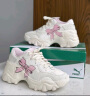 彪马（PUMA）【厚底鞋】官方女子蝴蝶结印花休闲鞋PULSAR WEDGE RIBBON 387090 米白色-粉红-01 37 实拍图