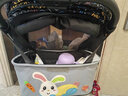 小芽仔婴儿车挂包收纳袋多功能通用大容量置物袋儿童遛娃神器手推车挂包 兔子加厚款 实拍图