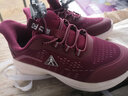 足力健老人鞋秋季中老年散步鞋轻便妈妈鞋休闲女鞋 02K酒红36 实拍图