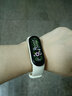 炫戴适用小米手环6/7/5腕带硅胶运动男女4NFC版替换带3智能运动五六七代配件个性休闲简约纯色表带官款 复古白 适用小米手环5/6NFC腕带 实拍图