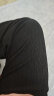 DESSO唐狮集团冰丝裤子男夏季新款垂感拖地直筒裤潮牌宽松薄款休闲裤男 黑色 2XL 140-170斤 晒单实拍图