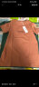 啄木鸟（TUCANO）品牌高档女士T恤2022新款夏季女装上衣宽松大尺码中长款女士T恤休 深卡其-袖-069饼干黑字+胸-TOM手 XL 晒单实拍图
