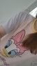 果壳（Gukoo）大码睡衣女春夏迪士尼卡通睡裙夏季圆领短袖女士睡裙B 粉红色 S 实拍图