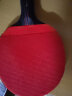 红双喜DHS 长胶套胶乒乓球拍胶皮 C8 C-8魔术师 红色1.0 实拍图