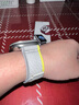 PZOZ适用于苹果手表海洋硅胶亲肤防水表带apple watch高山回环透气腕带iwatch运动野径尼龙编织手表带 米黄色-野径回环表带 44/45/46/49mm【特价清仓】 实拍图