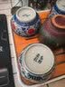 容山堂古脂青花釉里红茶杯陶瓷仿古主人杯鸡缸杯品茗杯个人单杯高档茶具 复古青花釉里红缠枝莲-直壁杯 实拍图