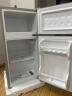 韩国现代（HYUNDAI）迷你冰箱小 冰箱小型电冰箱双门家用宿舍冷冻冷藏节能 68升 银色【一级能效】【3天约一度电】 实拍图
