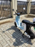 绿源（Luyuan）电动车48V24A新国标电动自行车锂电通勤代步车 液冷电机   K5 光纤白 实拍图
