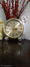 汉时（Hense）金属座钟简约台式钟表摆件时钟桌面摆钟客厅卧室石英钟表HD313 青铜色 实拍图
