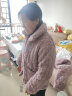 蕉京冬季中老年人睡衣女士夹棉妈妈款冬天加厚老人大码保暖 紫色(拉链女款) L码建议体重85-105 晒单实拍图