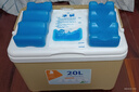 欧宝森20L保温箱 冷藏箱露营户外商用摆摊便携式房车用品冰块保鲜暖沙色 实拍图
