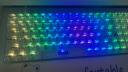 维咖（weikav）WK100三模机械键盘无线蓝牙客制化热插拔RGB音乐律动有线游戏台式电脑笔记本 100键-白透RGB+透明太空PC键帽 白轴【码字推荐】 实拍图