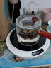 borun HOME加厚耐高温玻璃煮茶壶黑茶小青柑泡茶养生花茶电陶炉煮茶器套装 01款茶壶【单壶】 500ml 实拍图