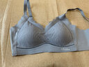 华婷露（Huatinglu） 无钢圈文胸蕾丝内衣女薄款胸罩聚拢性感美背调整型收副乳防下垂 紫色 95B 实拍图
