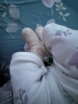 童泰婴儿衣服新生婴儿额四季春夏薄款连体衣0-6个月宝宝纯棉内衣2件装 粉紫小兔（四季款） 59cm 实拍图