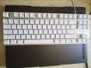 惠普（HP）GK200机械键盘有线办公游戏键盘 20种背光灯效 87键电竞键盘鼠标套装电脑外设键鼠 皎月白【青轴】冰蓝光 实拍图