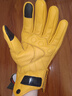 GM BIKER摩托车羊皮手套四季防风防摔加厚复古舒适男骑骑行柔软真皮透气 302C黄色加绒款【国产羊皮 柔软舒适】 XL 实拍图