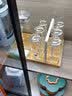 Ocean 进口玻璃杯水杯套装茶杯耐热玻璃杯子家用微波炉牛奶杯 370ml 6只装+三角壶+竹盘+白杯架 实拍图